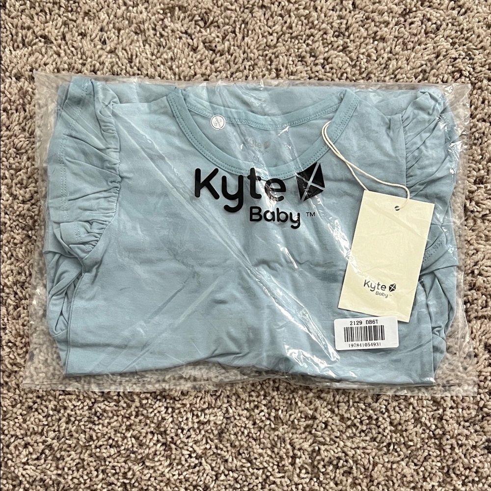 Kyte Pocket Dress Size 6 Dusty Blue NWT